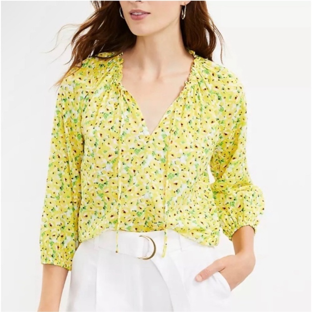 Loft Floral Bloom Blouse